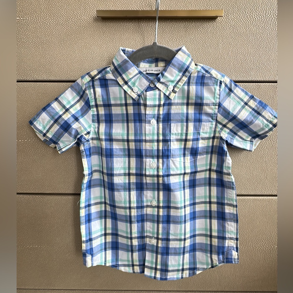 Janie and Jack Kids Plaid Button-Down Shirt